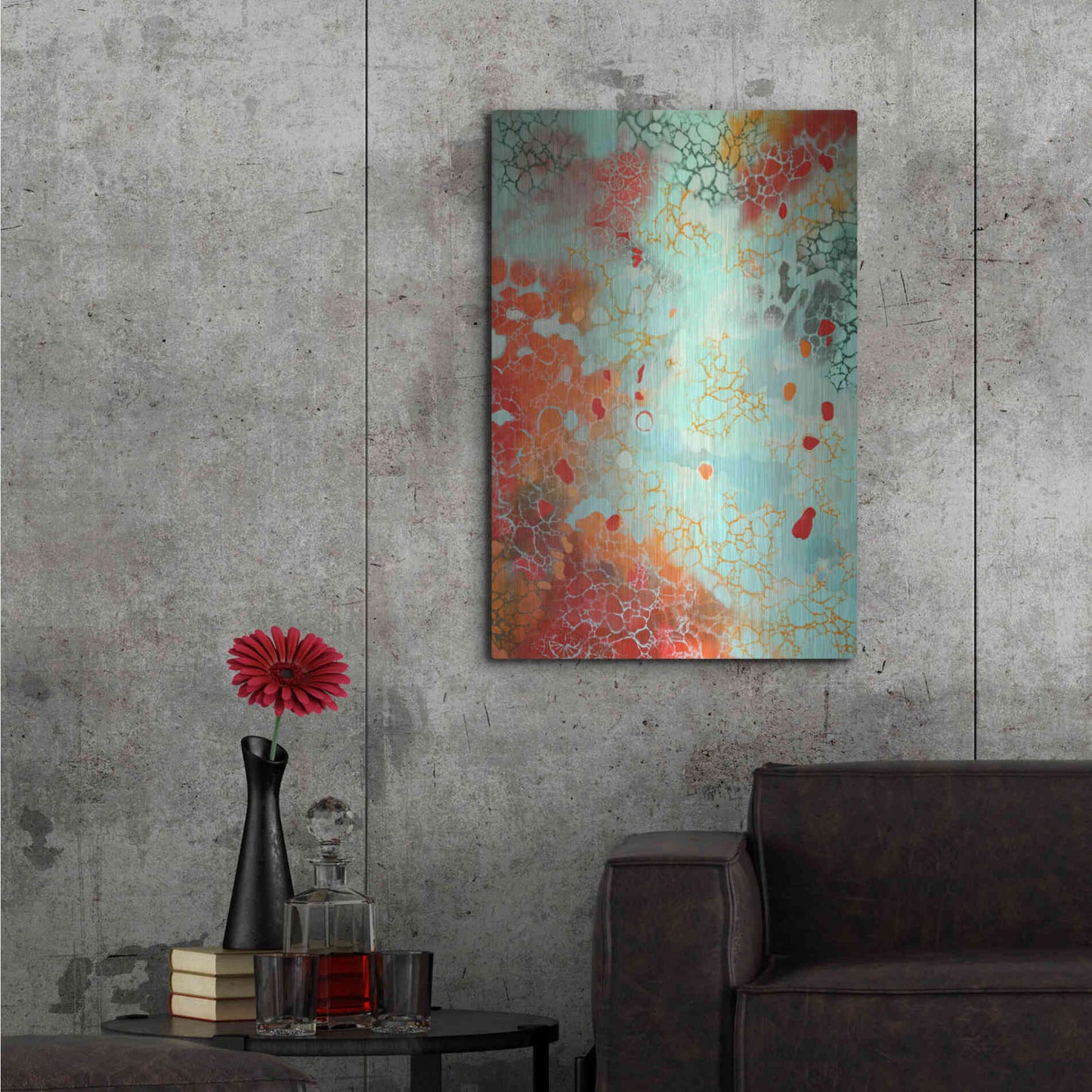 Luxe Metal Art 'Ocean Memories' by Judith D'Agostino, Metal Wall Art,24x36