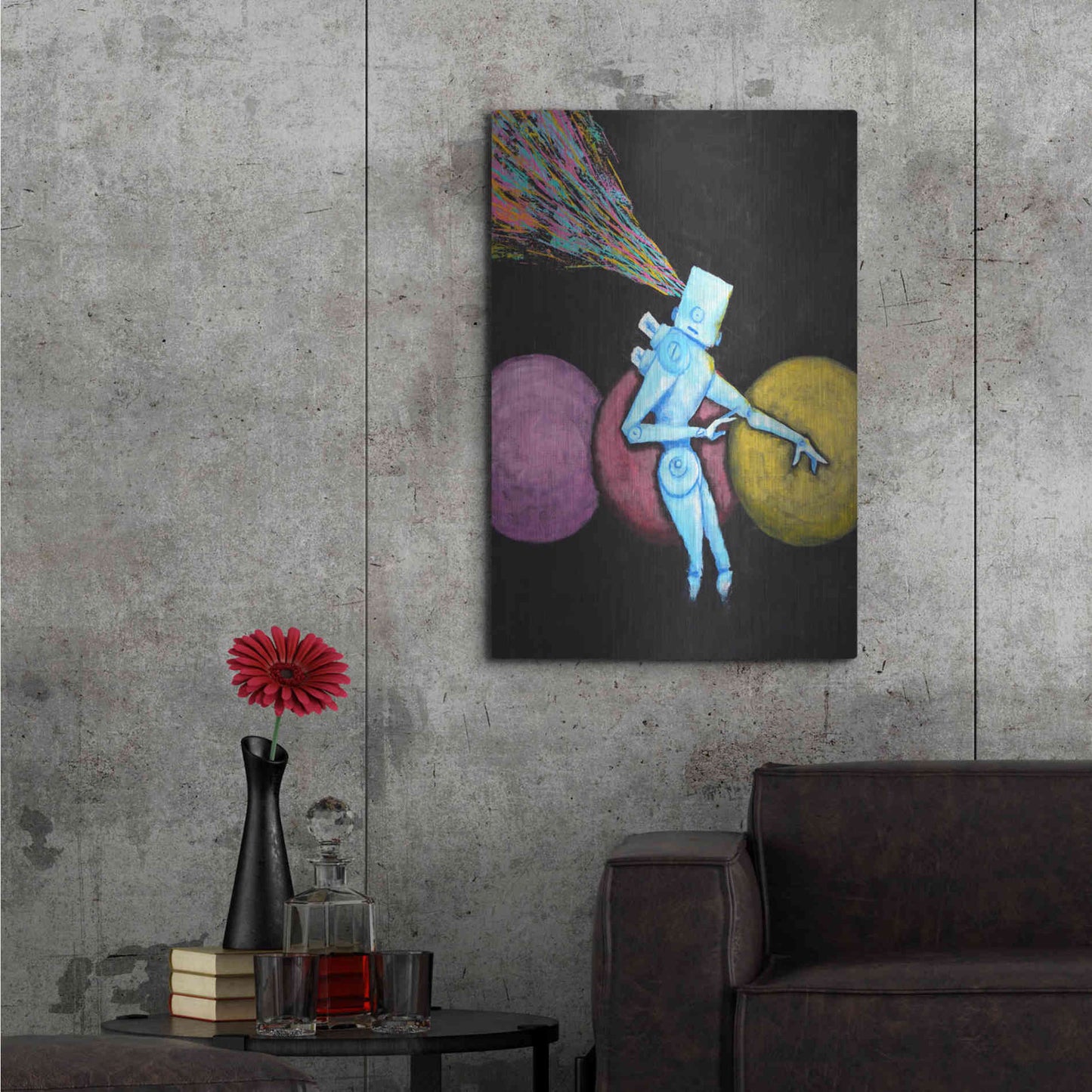 Luxe Metal Art 'Breakout' by Craig Snodgrass, Metal Wall Art,24x36