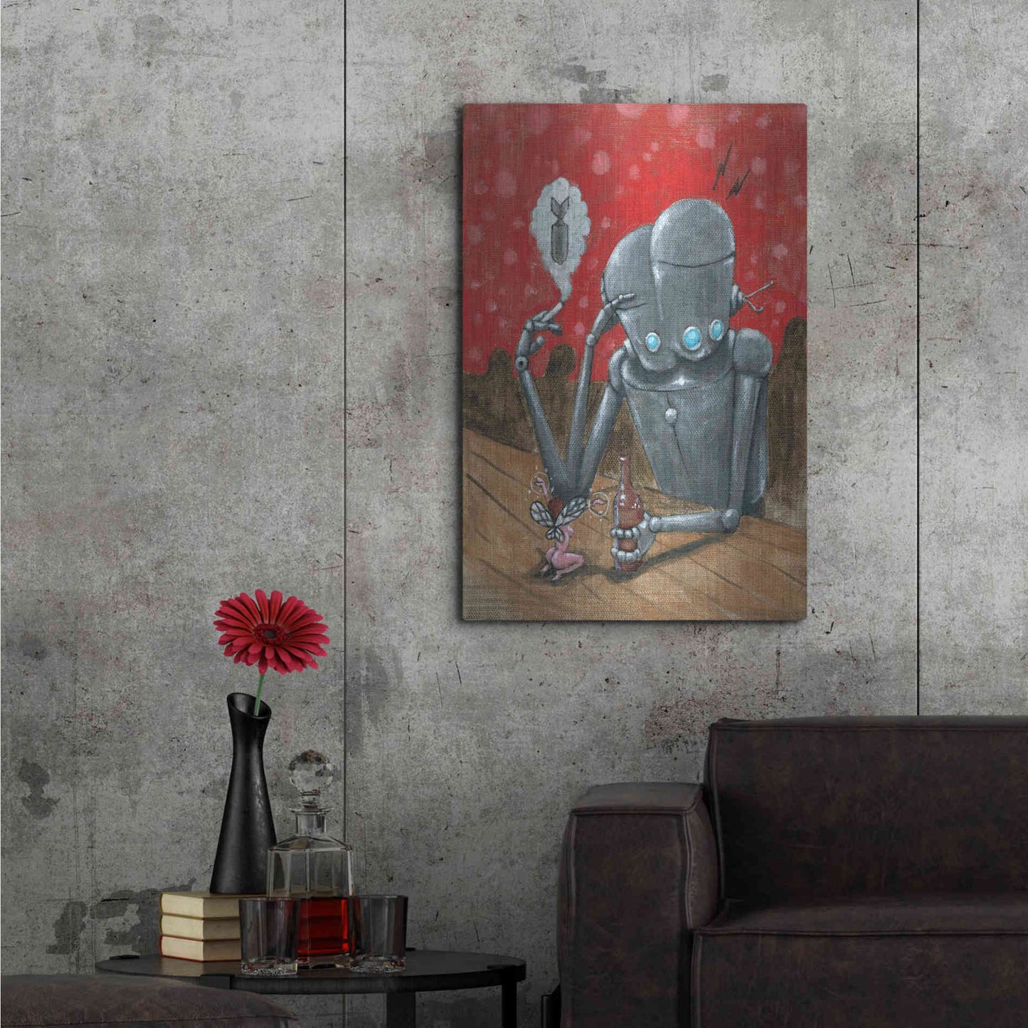 Luxe Metal Art 'Prophecy' by Craig Snodgrass, Metal Wall Art,24x36