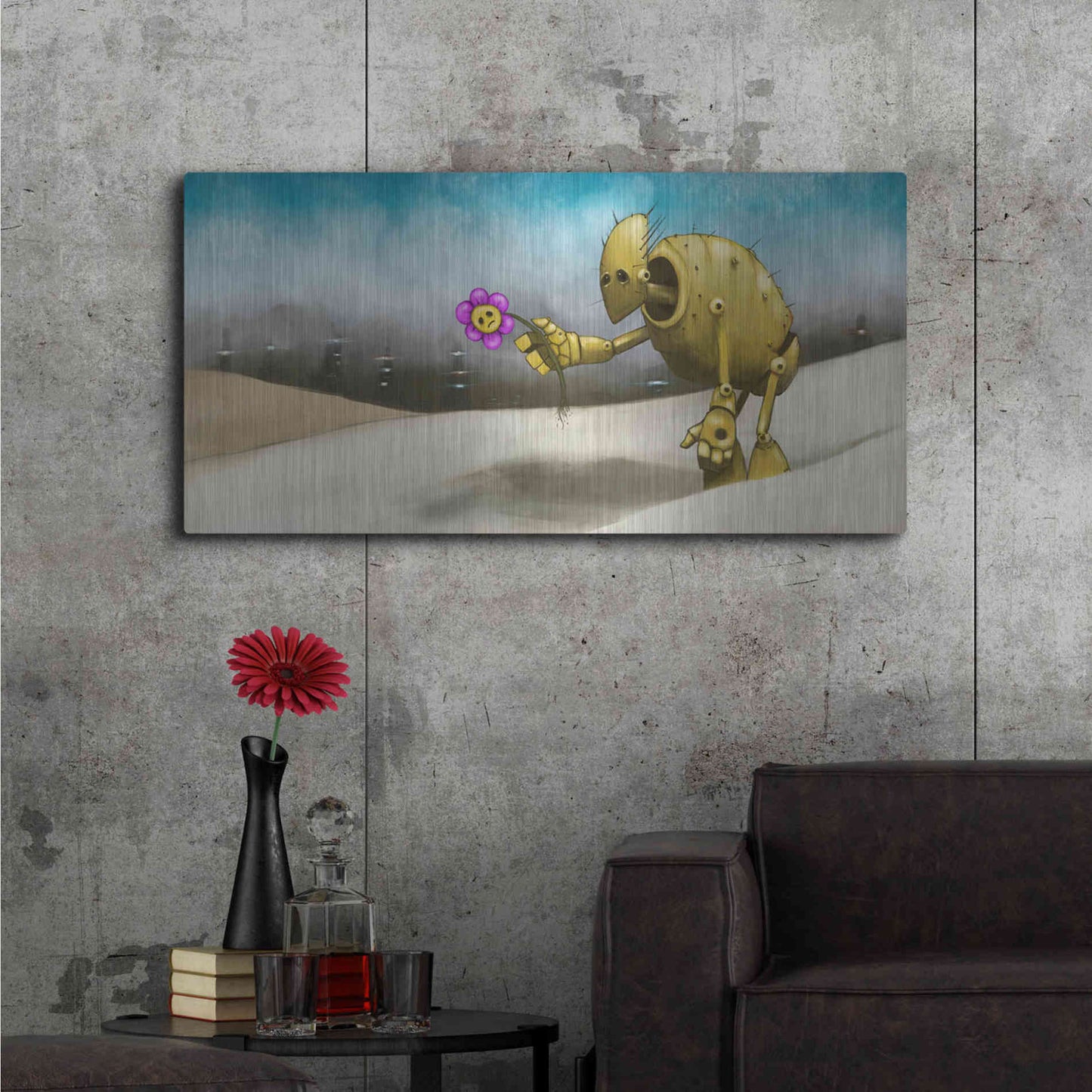 Luxe Metal Art 'Them Days Are Gone' by Craig Snodgrass, Metal Wall Art,48x24