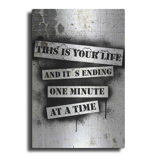 Luxe Metal Art 'This is Your Life' by Nicklas Gustafsson, Metal Wall Art