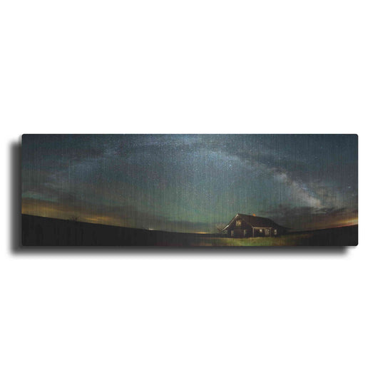 Luxe Metal Art 'Abandoned On The Plains' by Darren White, Metal Wall Art,3:1 L
