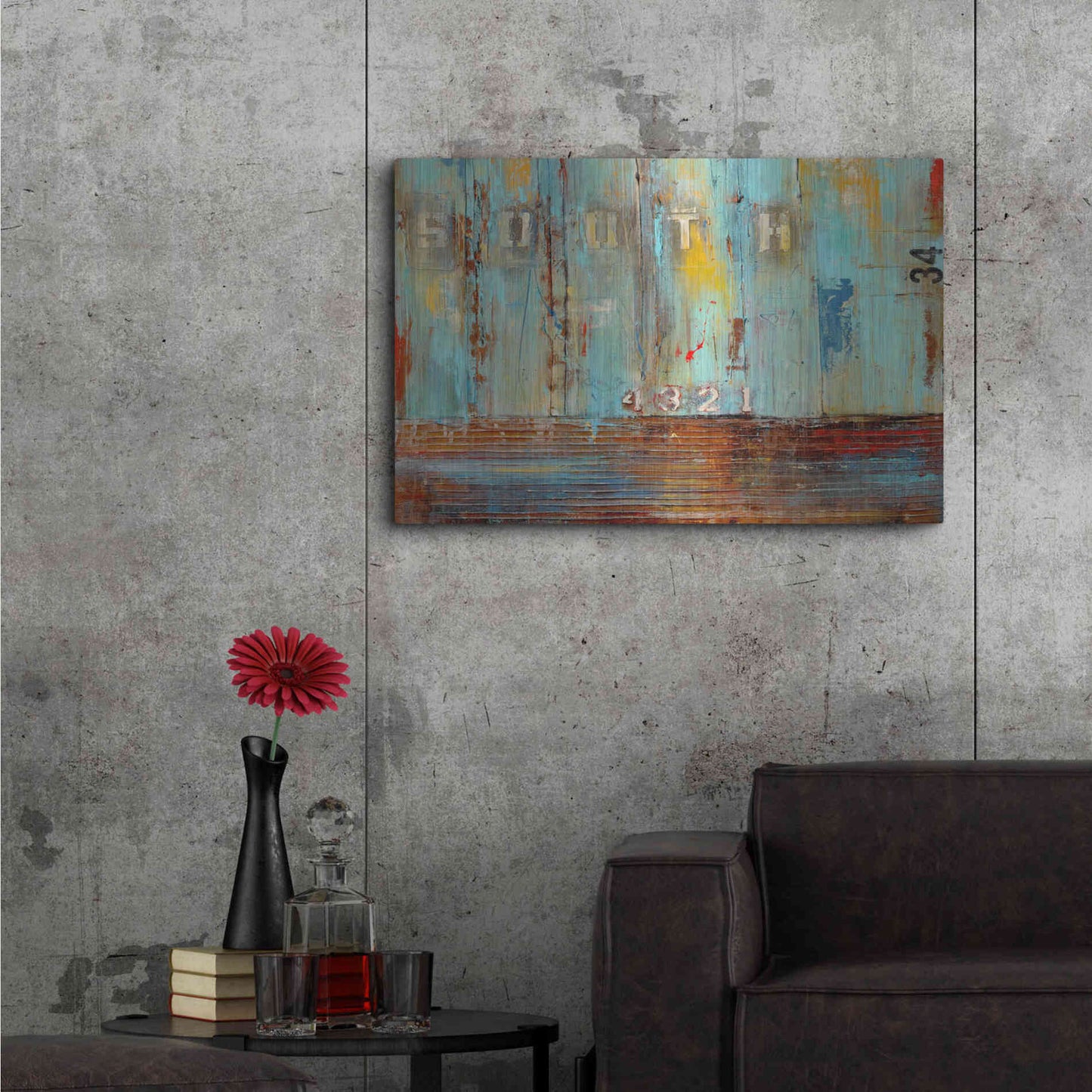 Luxe Metal Art 'Crossing the Tracks II' by Erin Ashley, Metal Wall Art,36x24