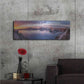Luxe Metal Art 'Volcanic Sunset' by Darren White, Metal Wall Art,48x16