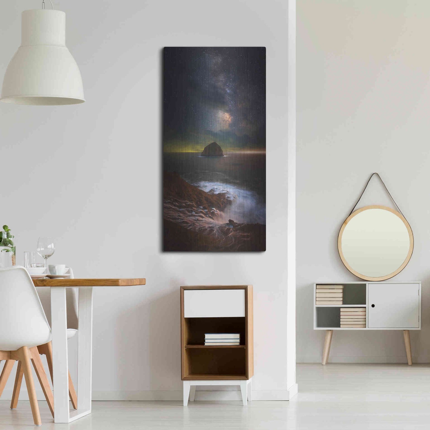 Luxe Metal Art 'Kiwanda Skies' by Darren White, Metal Wall Art,24x48