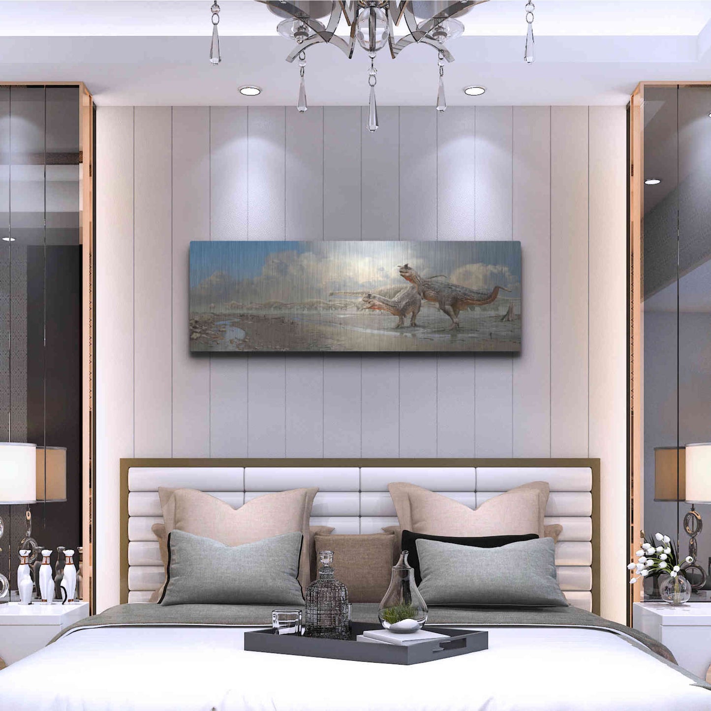 Luxe Metal Art 'Brothers in Blood', Metal Wall Art,48x16