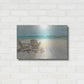 Luxe Metal Art "Seaside Morning 1" by Danhui Nai, Giclee, Metal Wall Art,24x16