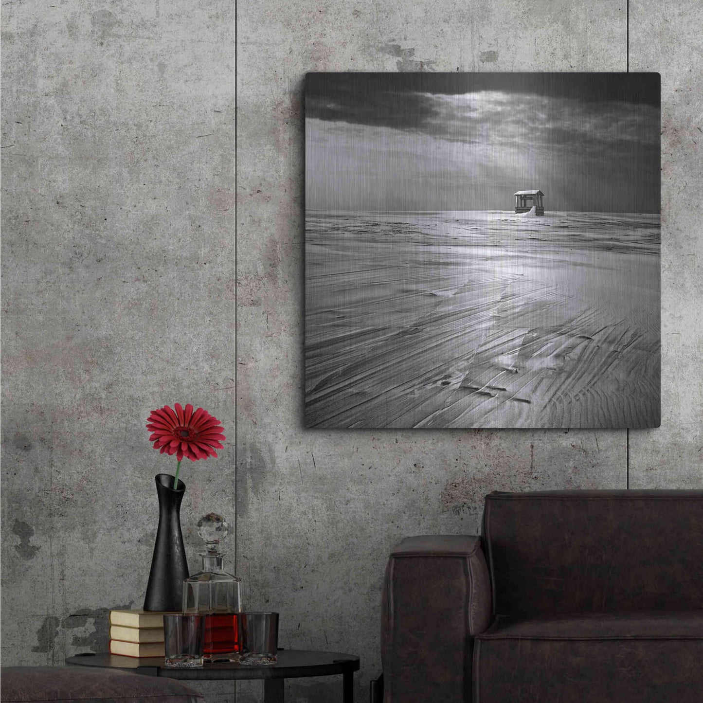 Luxe Metal Art 'Mirage' by Dariusz Klimczak, Metal Wall Art,36x36