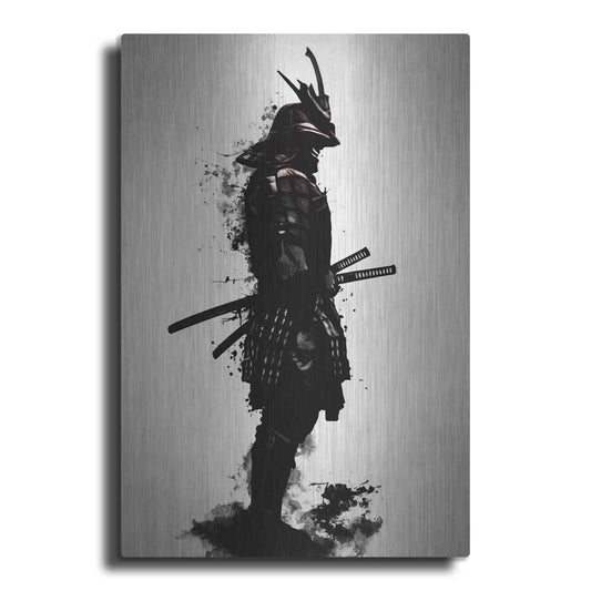 Luxe Metal Art 'Armored Samurai' by Nicklas Gustafsson, Metal Wall Art