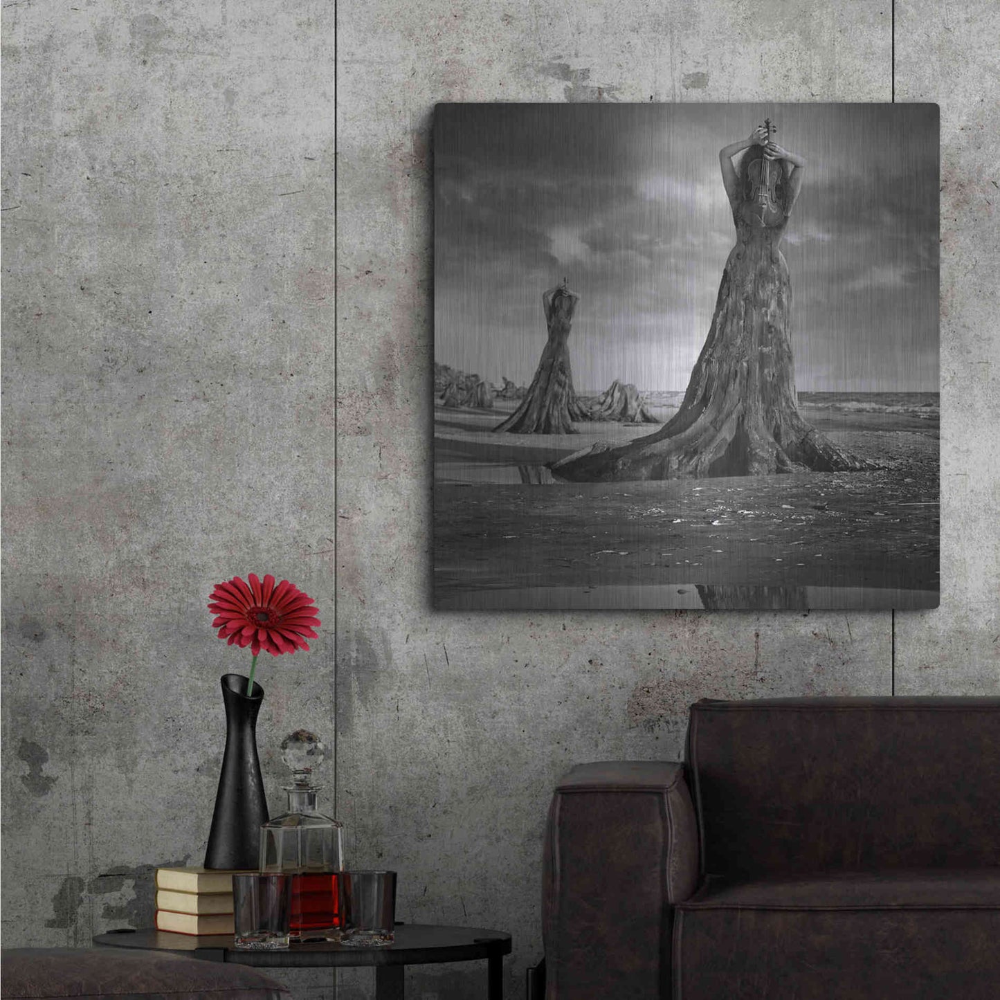 Luxe Metal Art 'Moll' by Dariusz Klimczak, Metal Wall Art,36x36