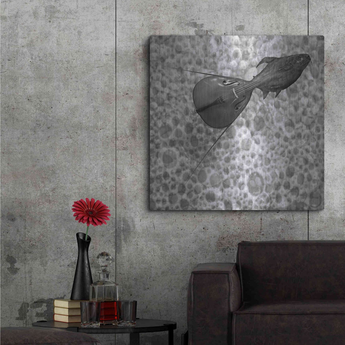 Luxe Metal Art 'Sumarum' by Dariusz Klimczak, Metal Wall Art,36x36