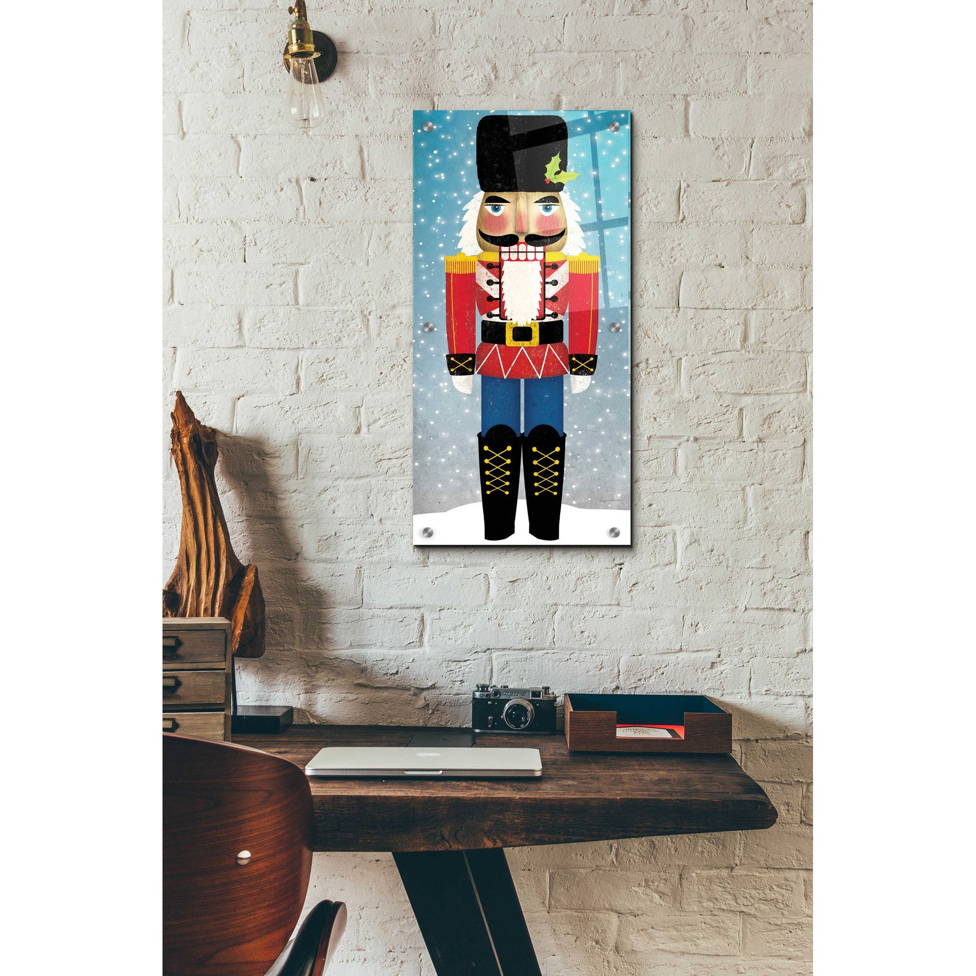 Epic Art 'Nutcracker Bright I' by Ryan Fowler, Acrylic Glass Wall Art,12x24