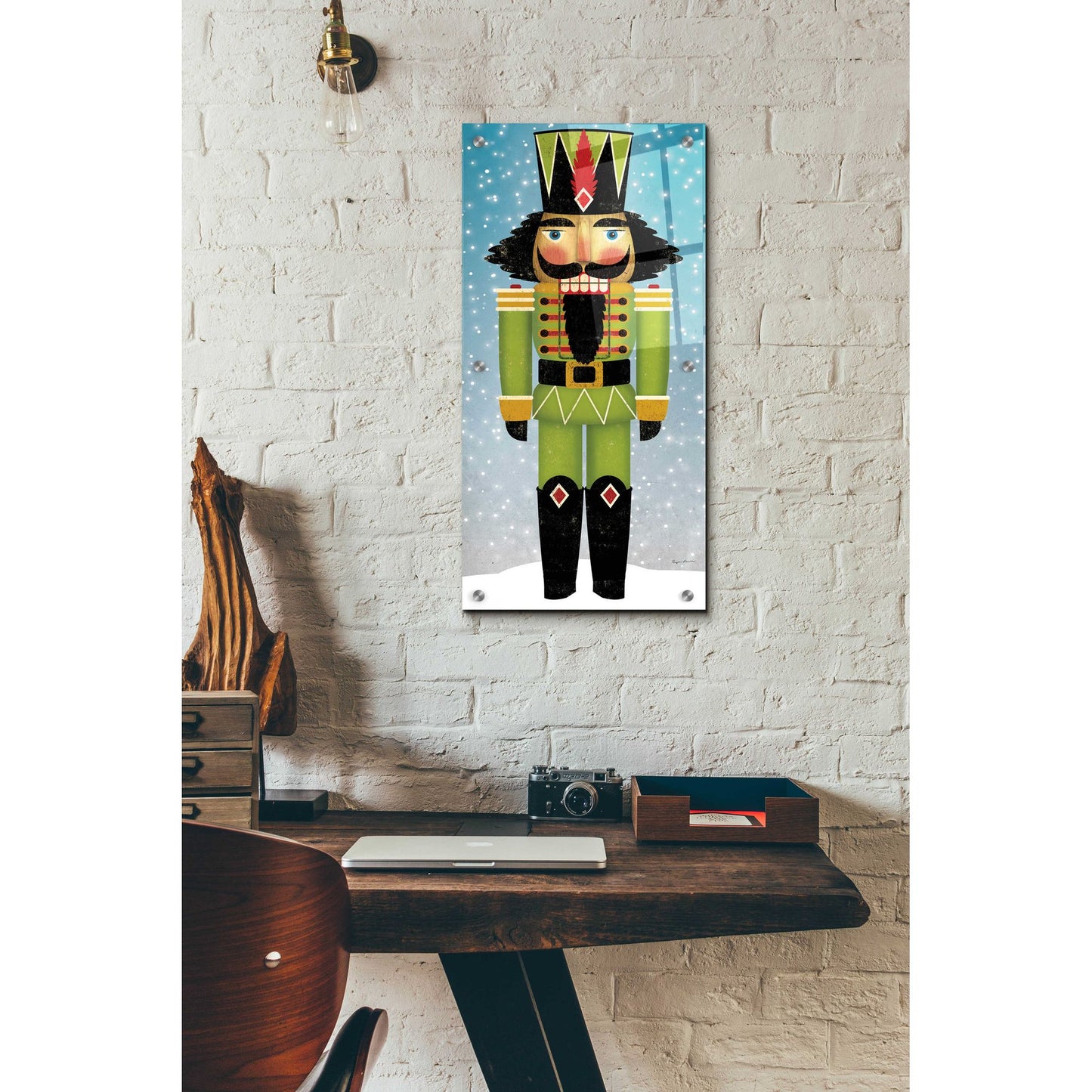 Epic Art 'Nutcracker Bright II' by Ryan Fowler, Acrylic Glass Wall Art,12x24