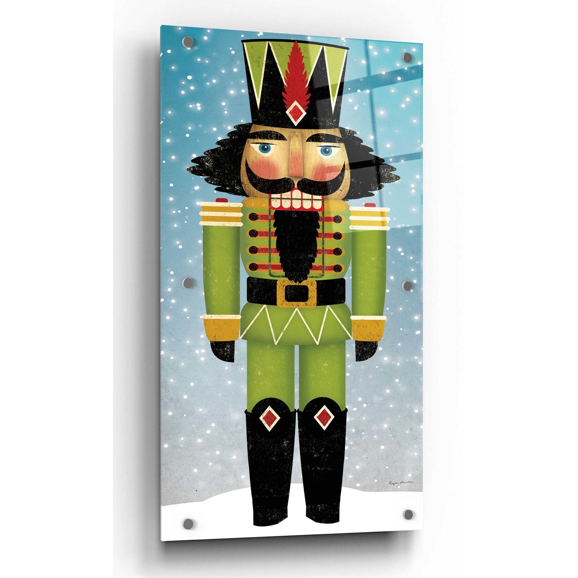 Epic Art 'Nutcracker Bright II' by Ryan Fowler, Acrylic Glass Wall Art