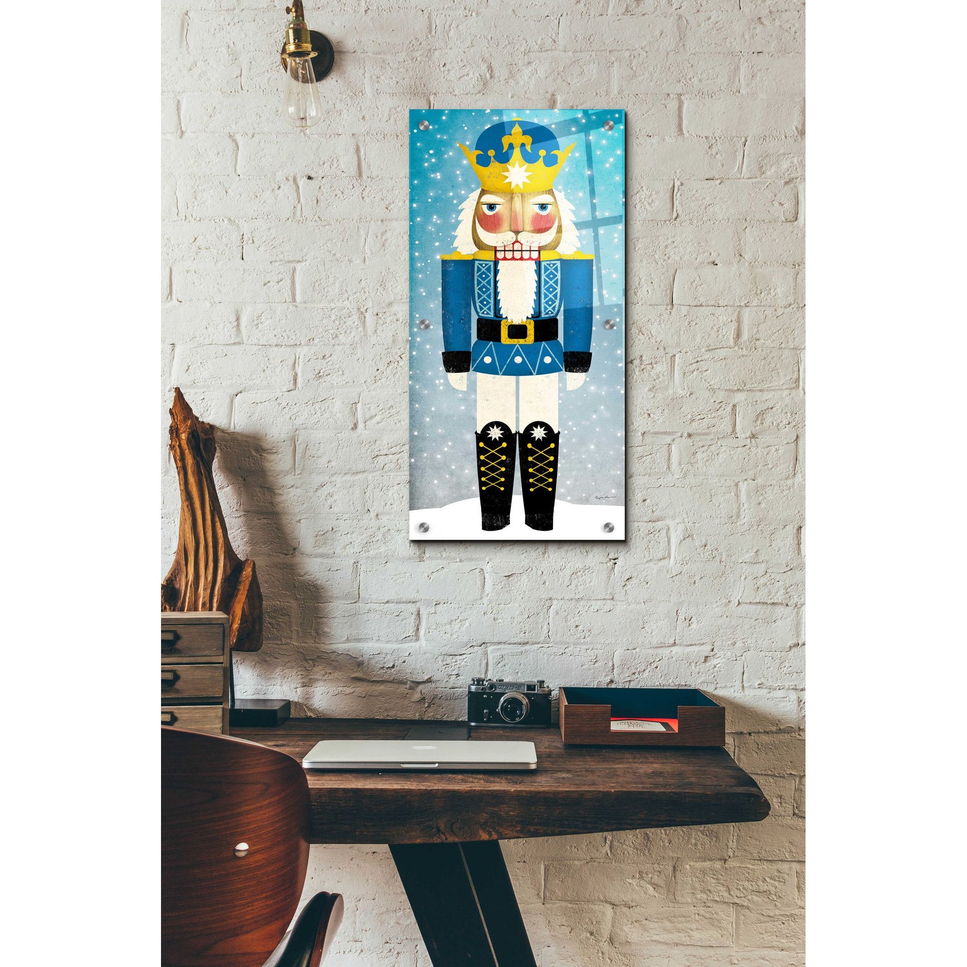 Epic Art 'Nutcracker Bright III' by Ryan Fowler, Acrylic Glass Wall Art,12x24
