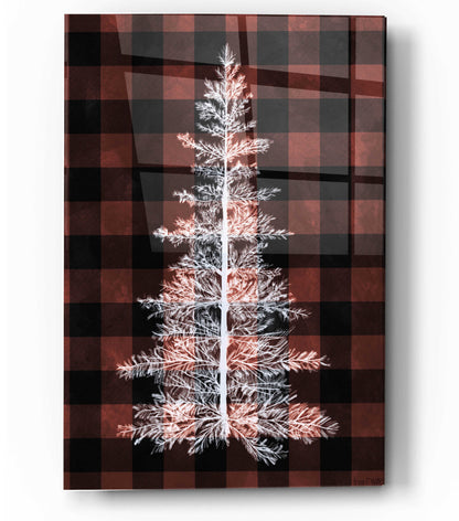 Epic Art 'Buffalo Pine Red' by House Fenway, Acrylic Glass Wall Art