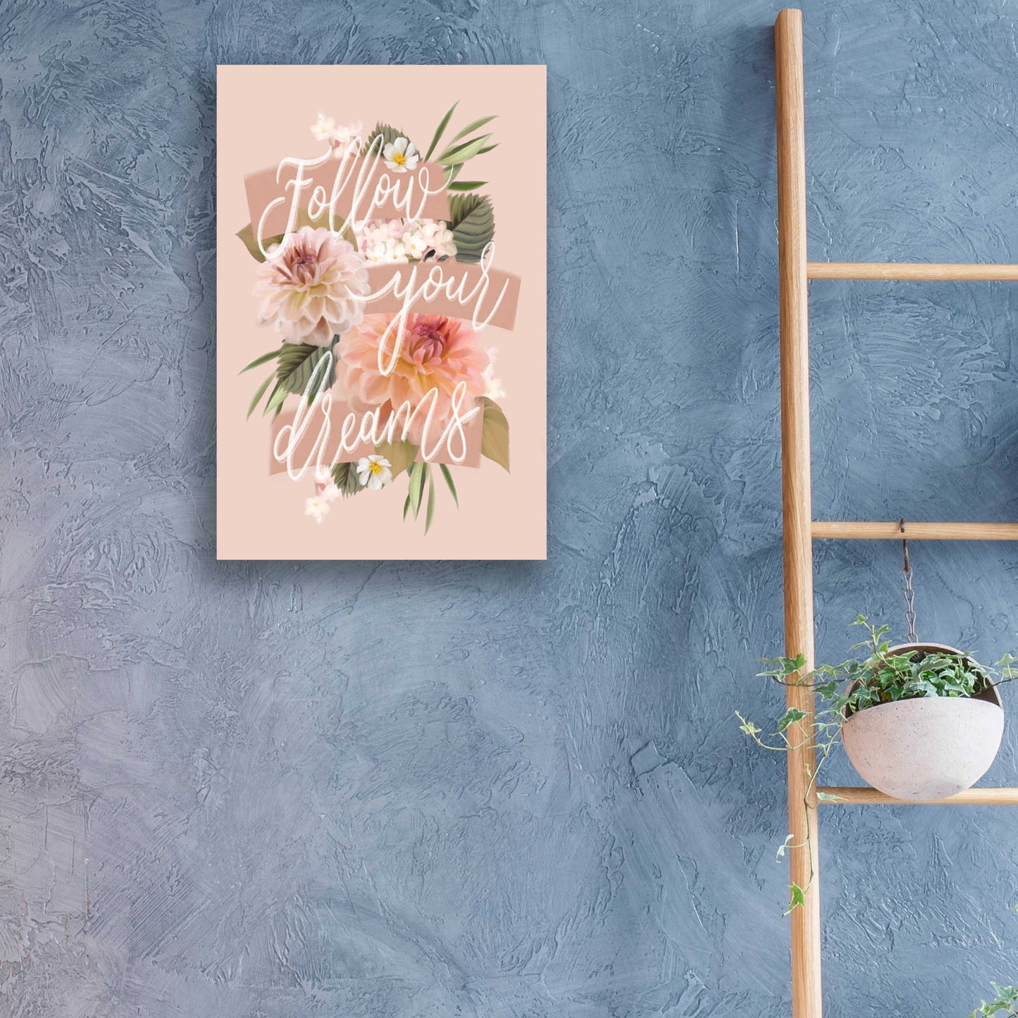 Epic Art 'Follow Your Dreams' by House Fenway, Acrylic Glass Wall Art,16x24