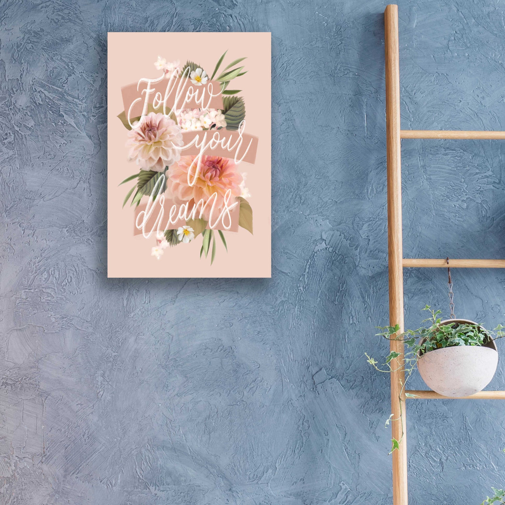 Epic Art 'Follow Your Dreams' by House Fenway, Acrylic Glass Wall Art,16x24