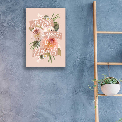 Epic Art 'Follow Your Dreams' by House Fenway, Acrylic Glass Wall Art,16x24