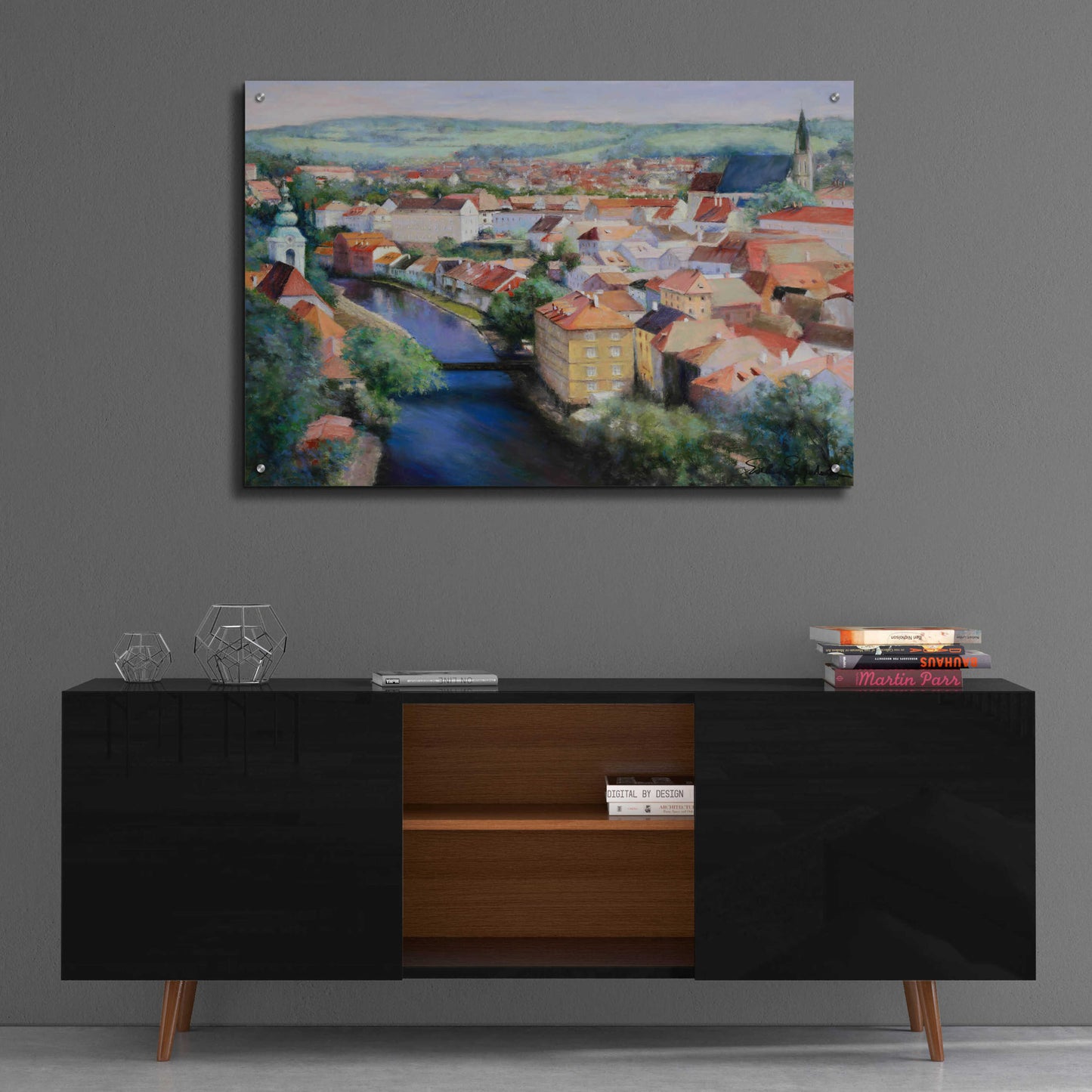 Epic Art 'Mosaic' by Esther Engelman, Acrylic Glass Wall Art,36x24