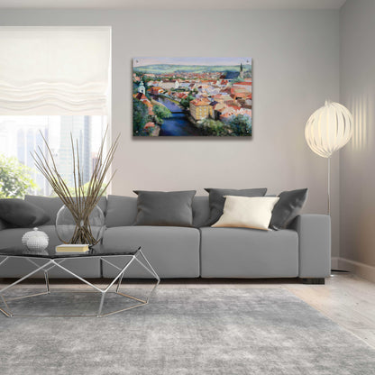 Epic Art 'Mosaic' by Esther Engelman, Acrylic Glass Wall Art,36x24