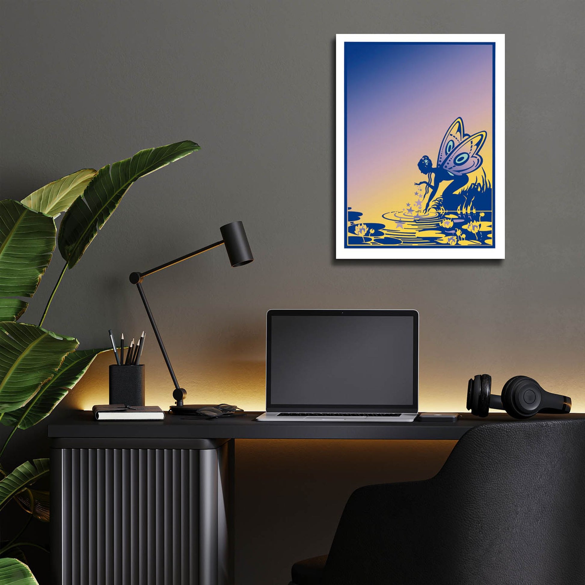 Epic Art 'New Fairy' by David Chestnutt, Acrylic Glass Wall Art,12x16