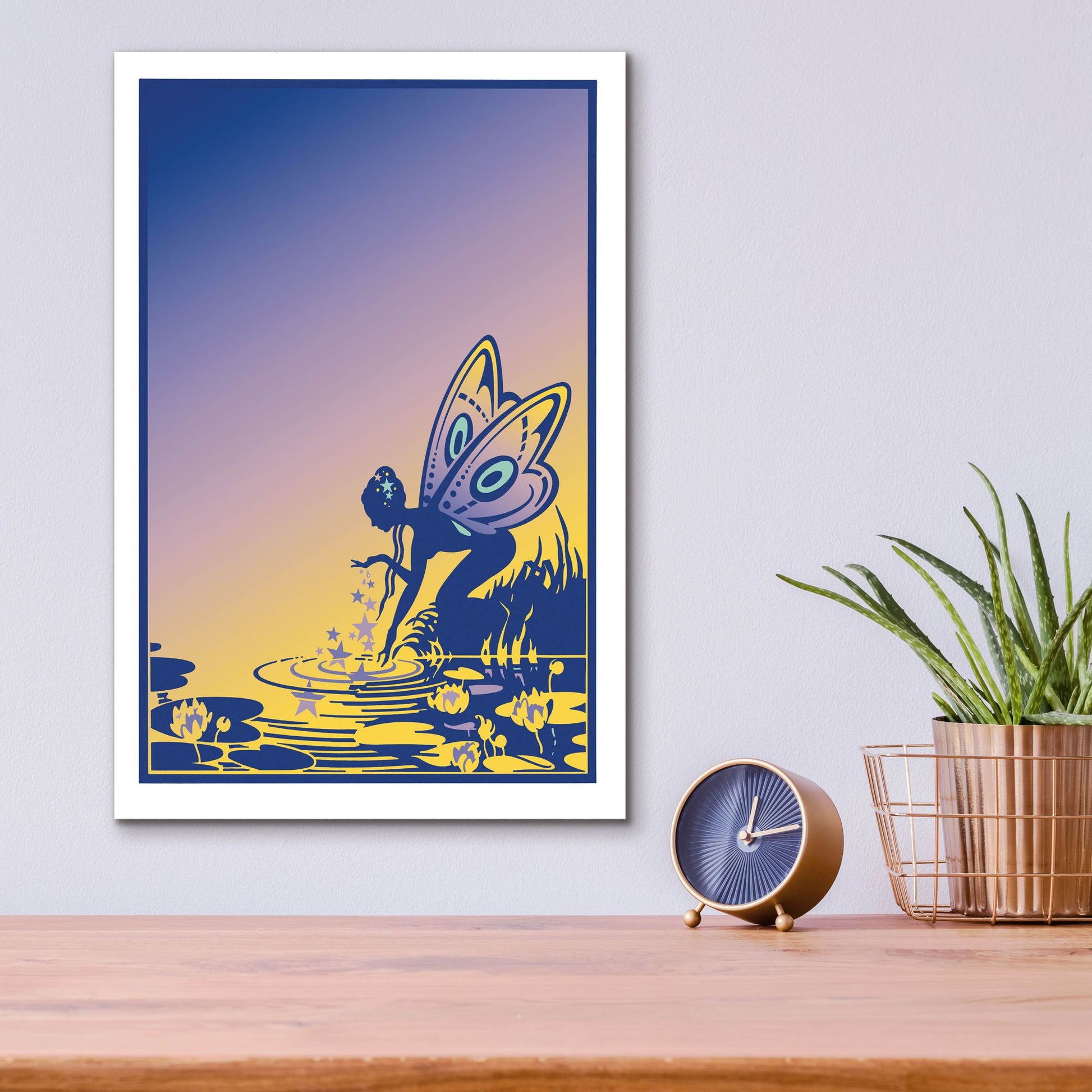 Epic Art 'New Fairy' by David Chestnutt, Acrylic Glass Wall Art,12x16