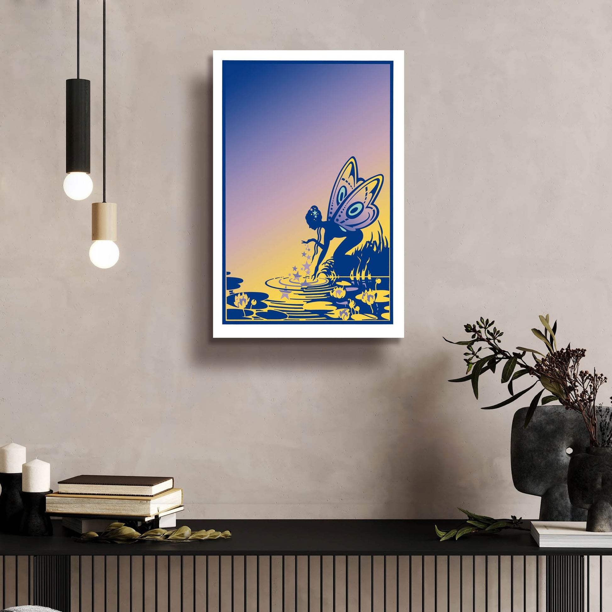 Epic Art 'New Fairy' by David Chestnutt, Acrylic Glass Wall Art,16x24