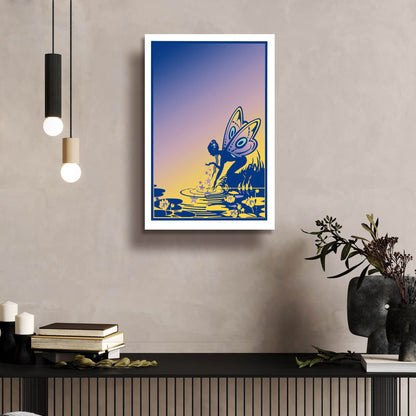 Epic Art 'New Fairy' by David Chestnutt, Acrylic Glass Wall Art,16x24