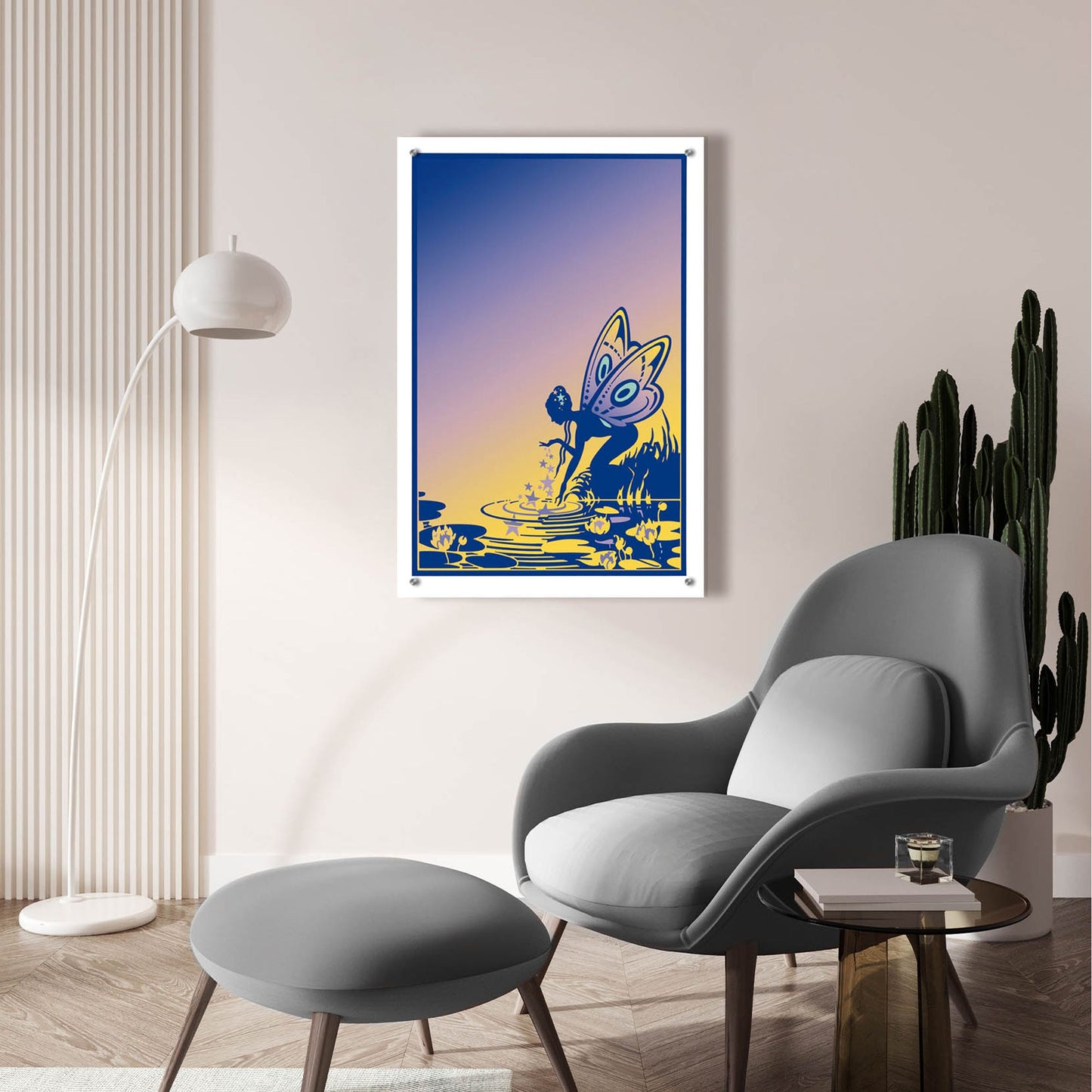 Epic Art 'New Fairy' by David Chestnutt, Acrylic Glass Wall Art,24x36