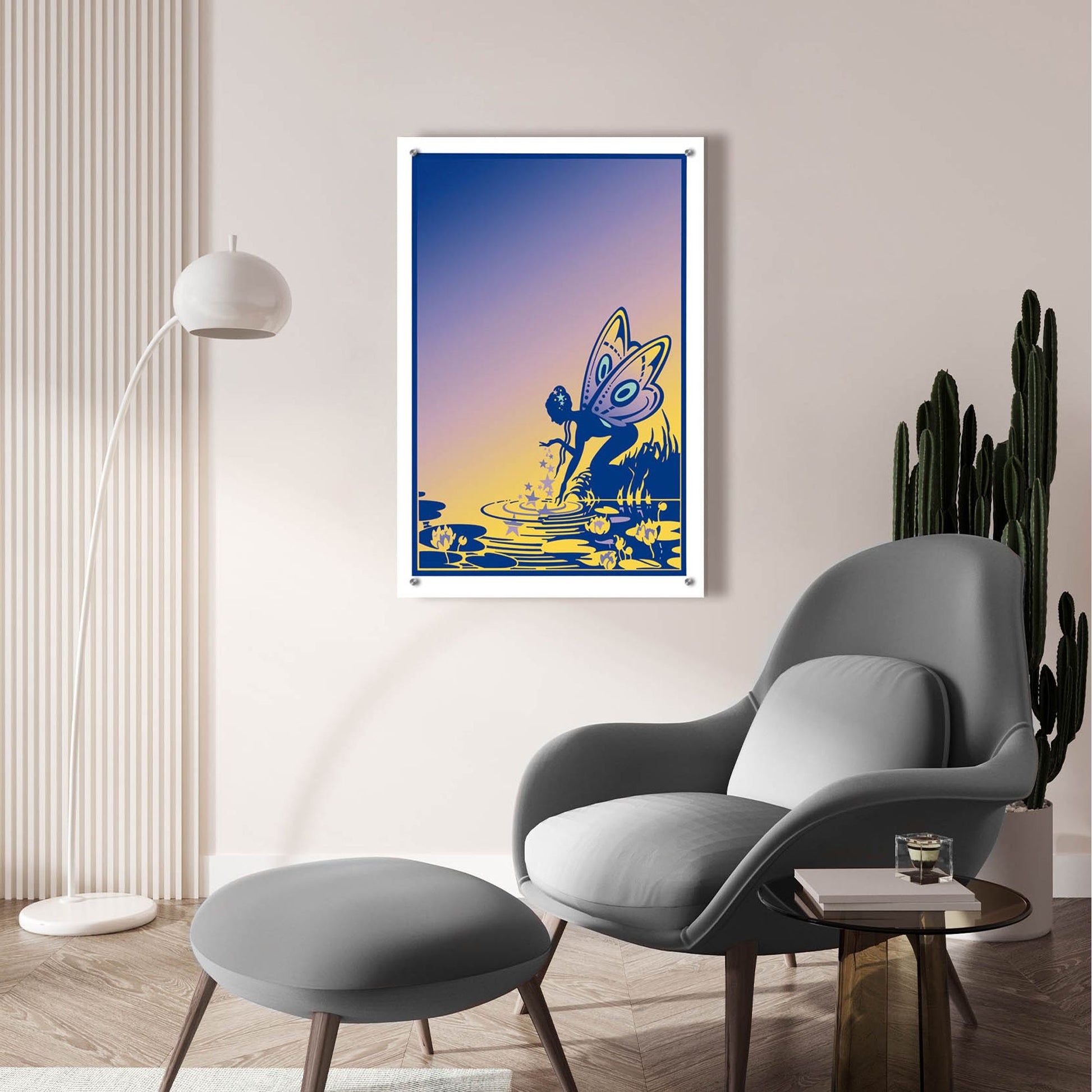 Epic Art 'New Fairy' by David Chestnutt, Acrylic Glass Wall Art,24x36