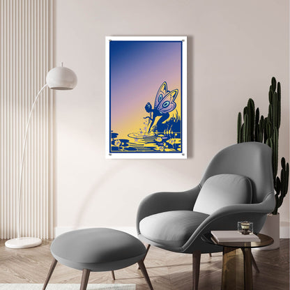 Epic Art 'New Fairy' by David Chestnutt, Acrylic Glass Wall Art,24x36