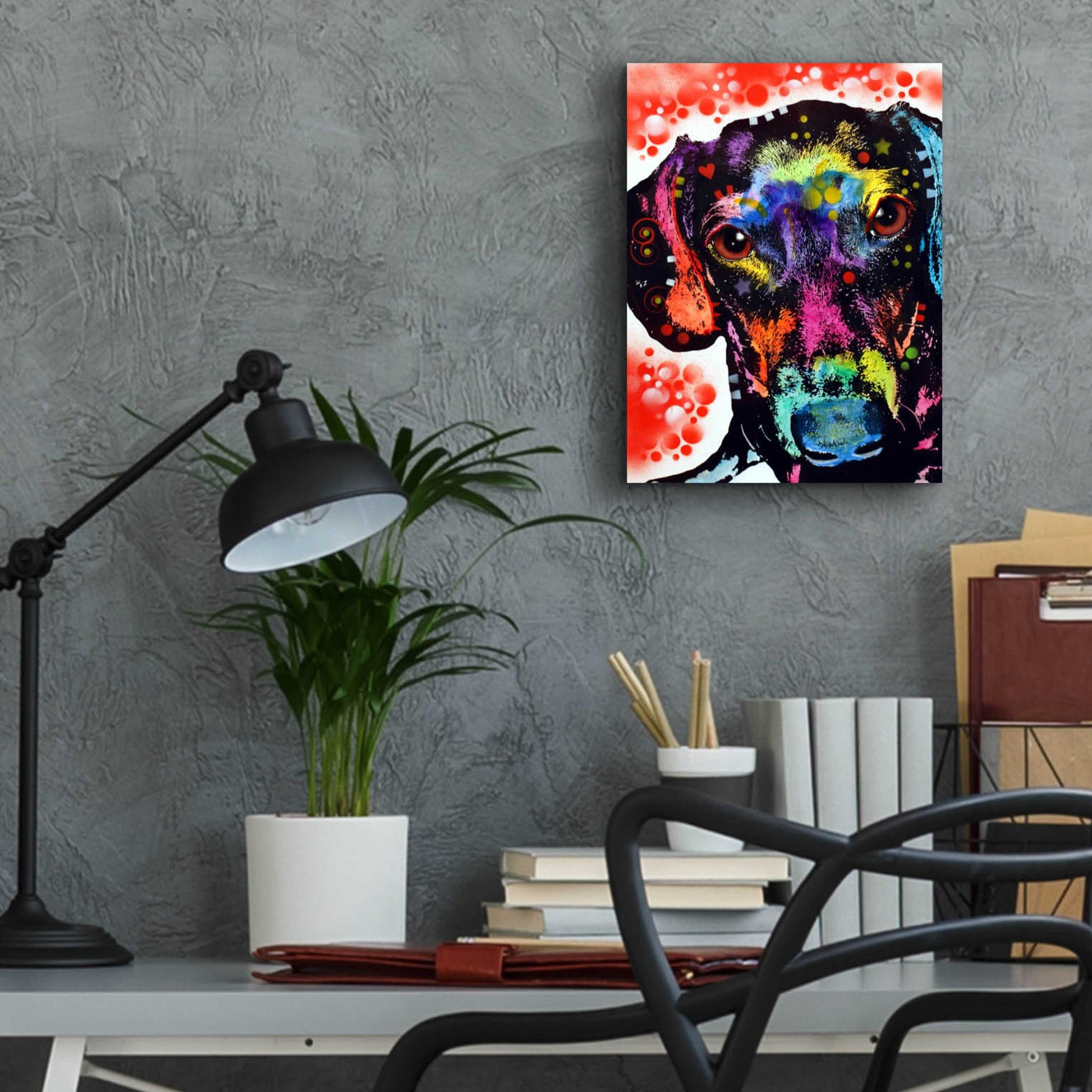 Epic Art 'Dox' by Dean Russo, Acrylic Glass Wall Art,12x16