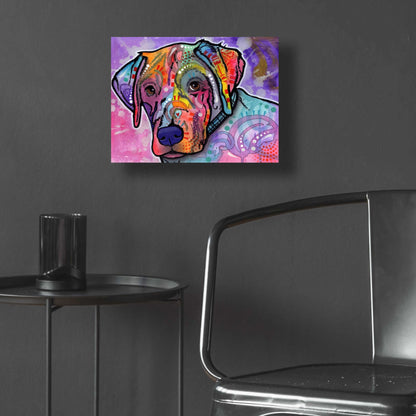 Epic Art 'Petunia' by Dean Russo, Acrylic Glass Wall Art,16x12