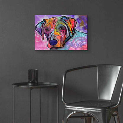 Epic Art 'Petunia' by Dean Russo, Acrylic Glass Wall Art,24x16