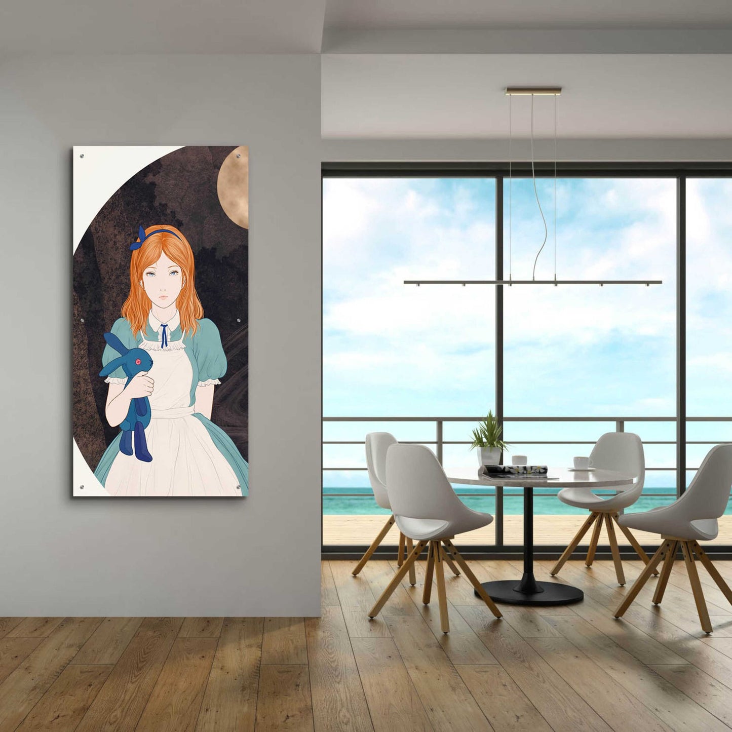 Epic Art 'Alice' by Sai Tamiya, Acrylic Glass Wall Art,24x48