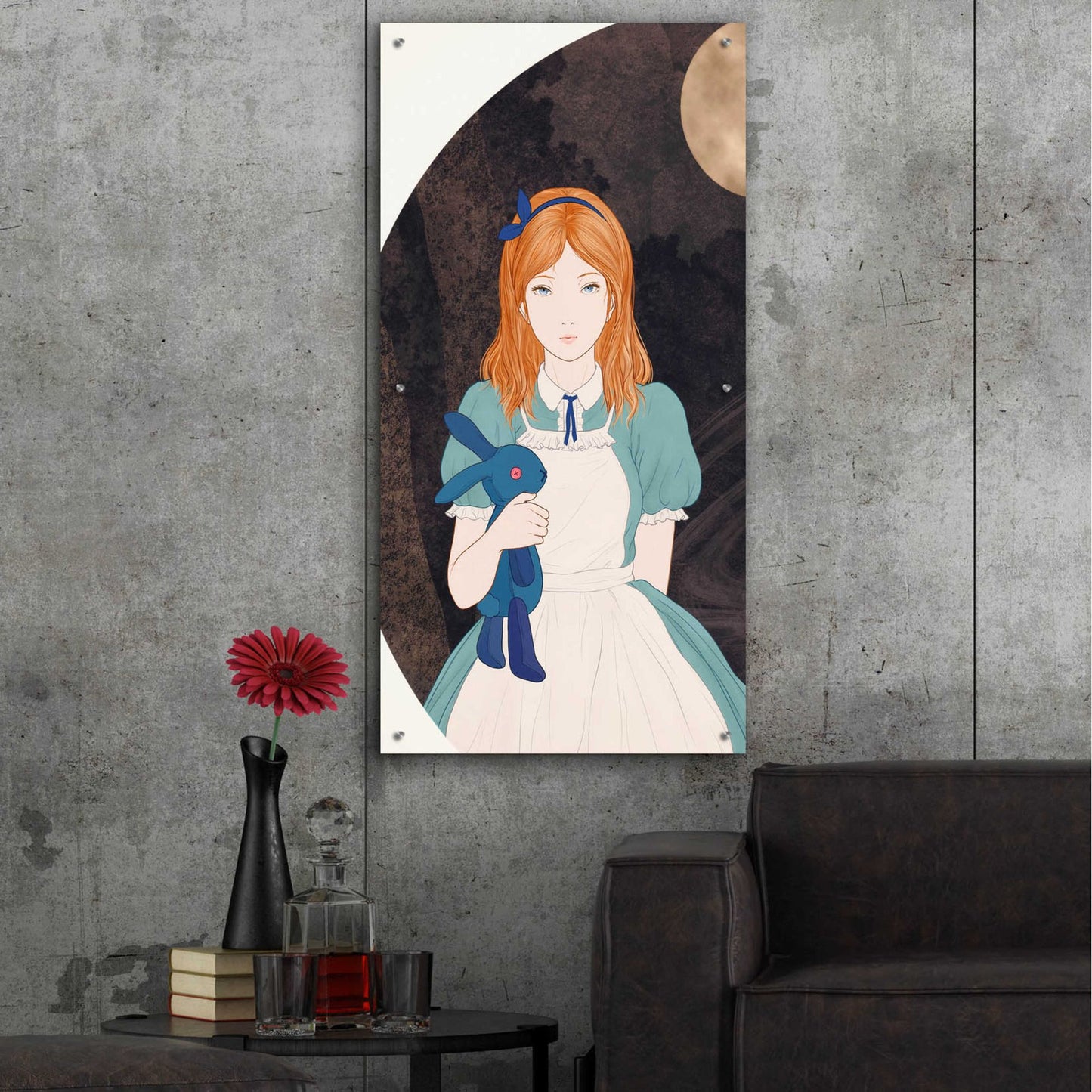 Epic Art 'Alice' by Sai Tamiya, Acrylic Glass Wall Art,24x48