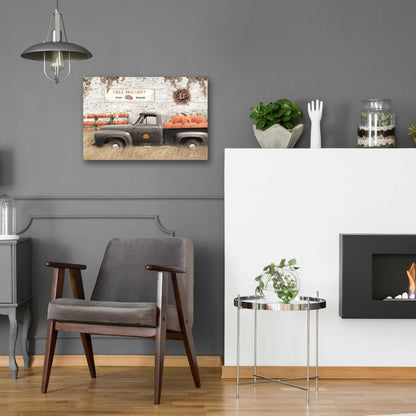 Epic Art 'Fall Pumpkin Market' by Lori Deiter Acrylic Glass Wall Art,24x16