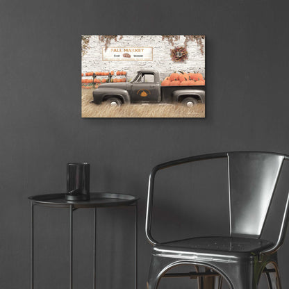 Epic Art 'Fall Pumpkin Market' by Lori Deiter Acrylic Glass Wall Art,24x16