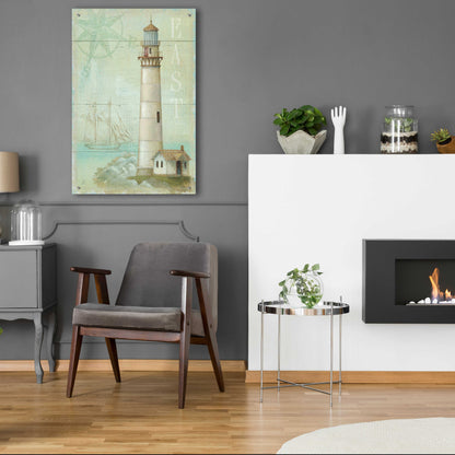 Epic Art 'East Coastal Light' by Daphne Brissonet, Acrylic Glass Wall Art,24x36