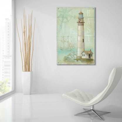 Epic Art 'East Coastal Light' by Daphne Brissonet, Acrylic Glass Wall Art,24x36