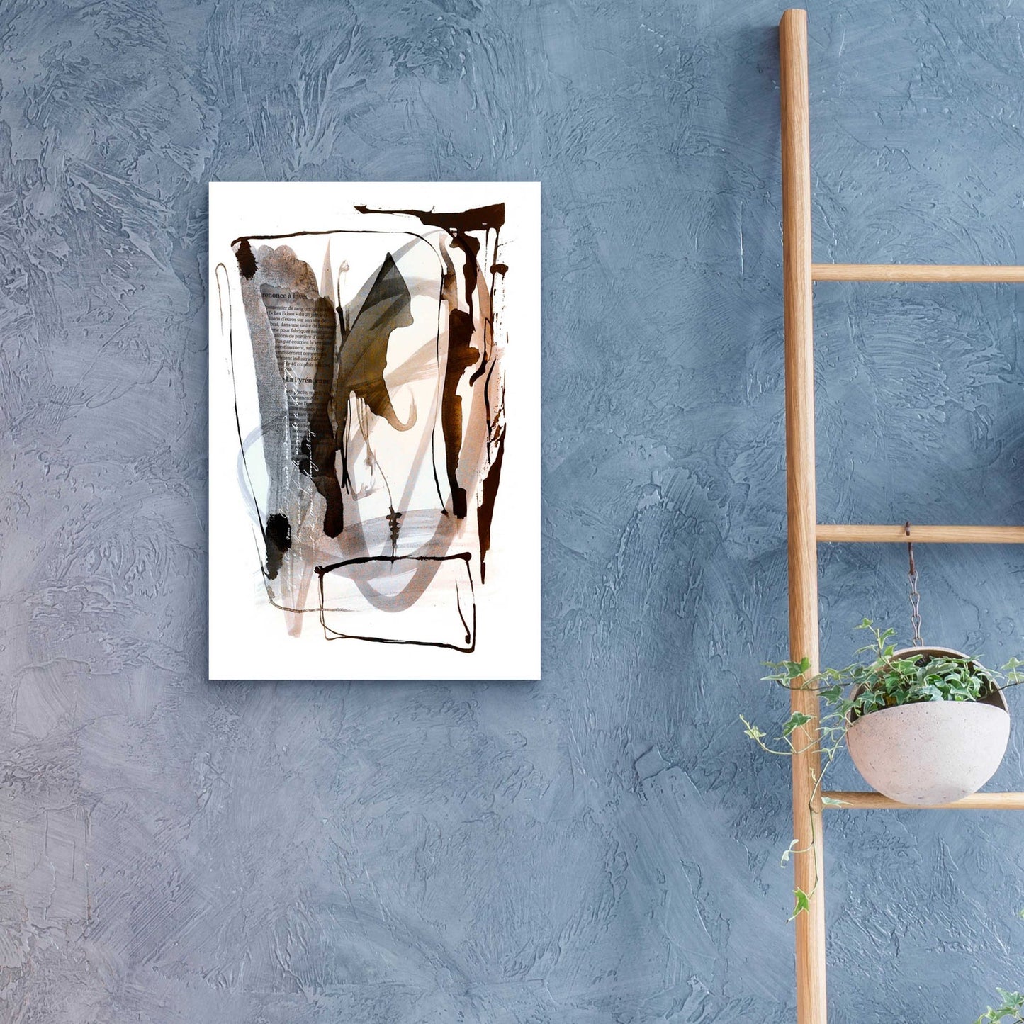 Epic Art 'Story Of Faith Brown' by Andrea Haase Acrylic Glass Wall Art,16x24