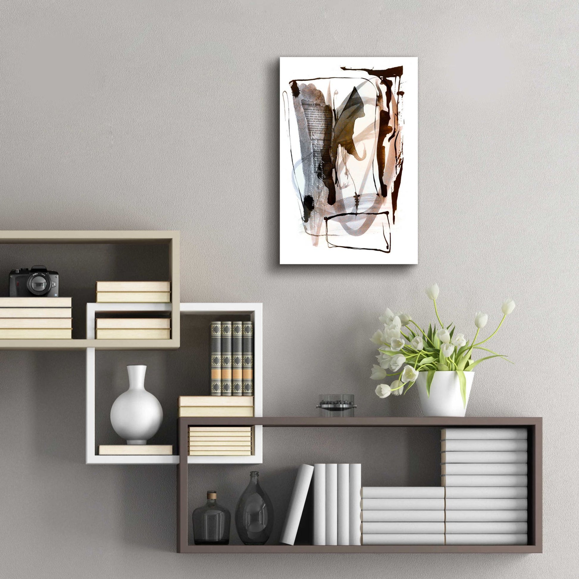 Epic Art 'Story Of Faith Brown' by Andrea Haase Acrylic Glass Wall Art,16x24