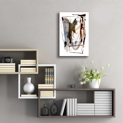 Epic Art 'Story Of Faith Brown' by Andrea Haase Acrylic Glass Wall Art,16x24