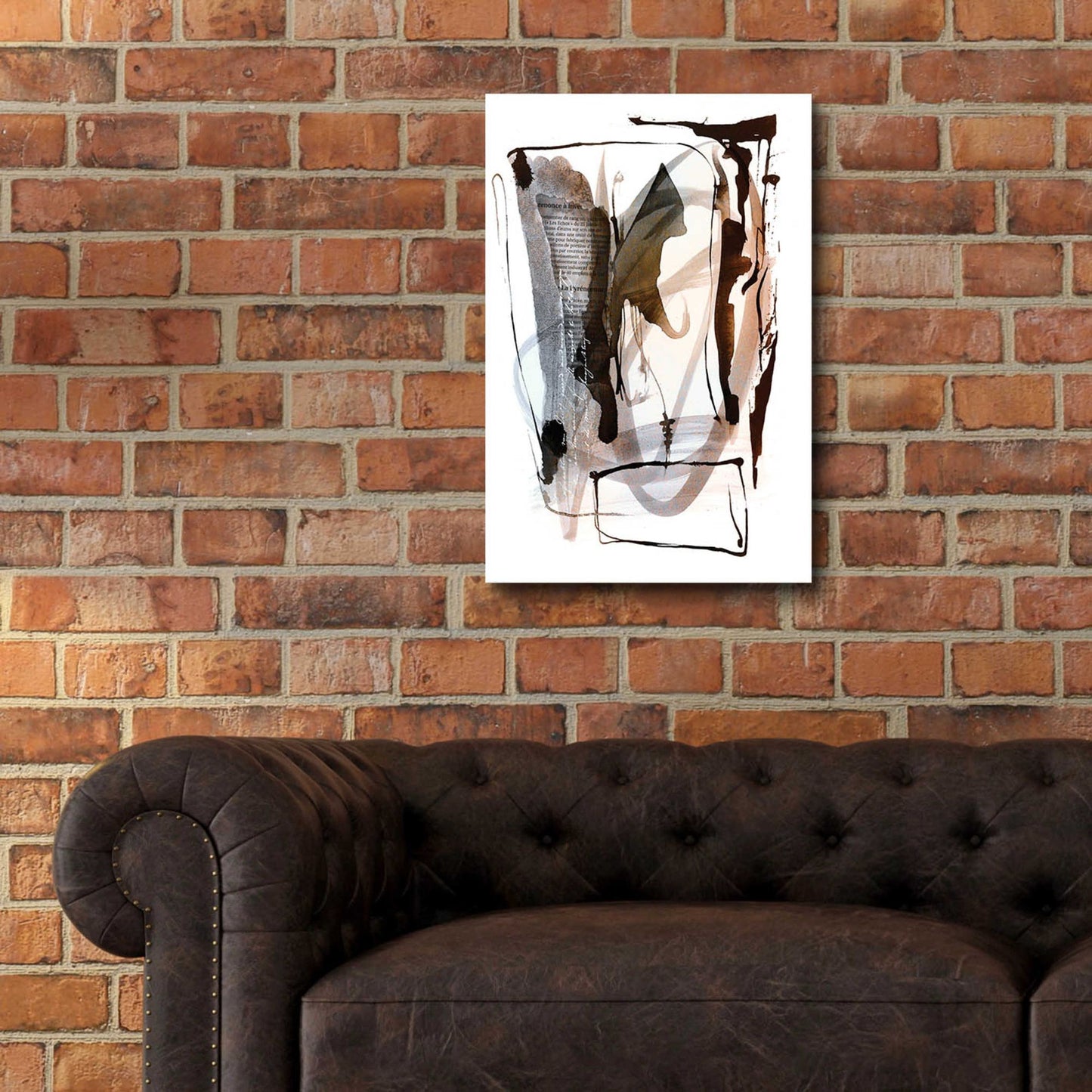 Epic Art 'Story Of Faith Brown' by Andrea Haase Acrylic Glass Wall Art,16x24