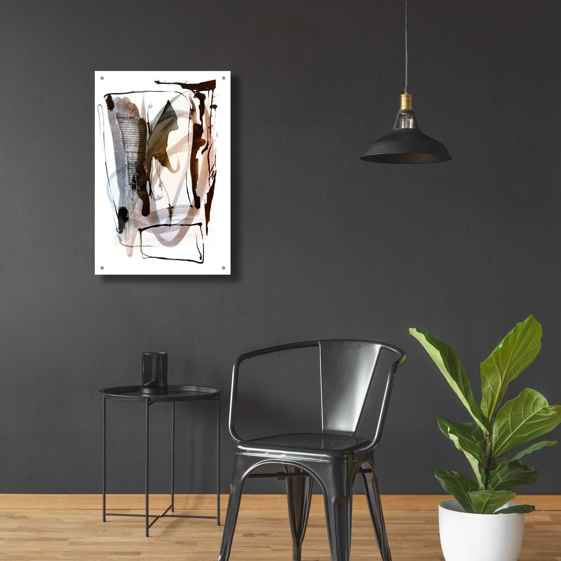 Epic Art 'Story Of Faith Brown' by Andrea Haase Acrylic Glass Wall Art,24x36