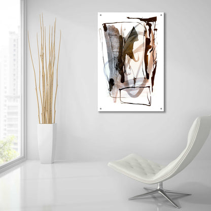 Epic Art 'Story Of Faith Brown' by Andrea Haase Acrylic Glass Wall Art,24x36