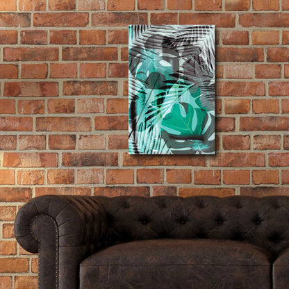 Epic Art 'Exotic Night Green' by Andrea Haase Acrylic Glass Wall Art,16x24