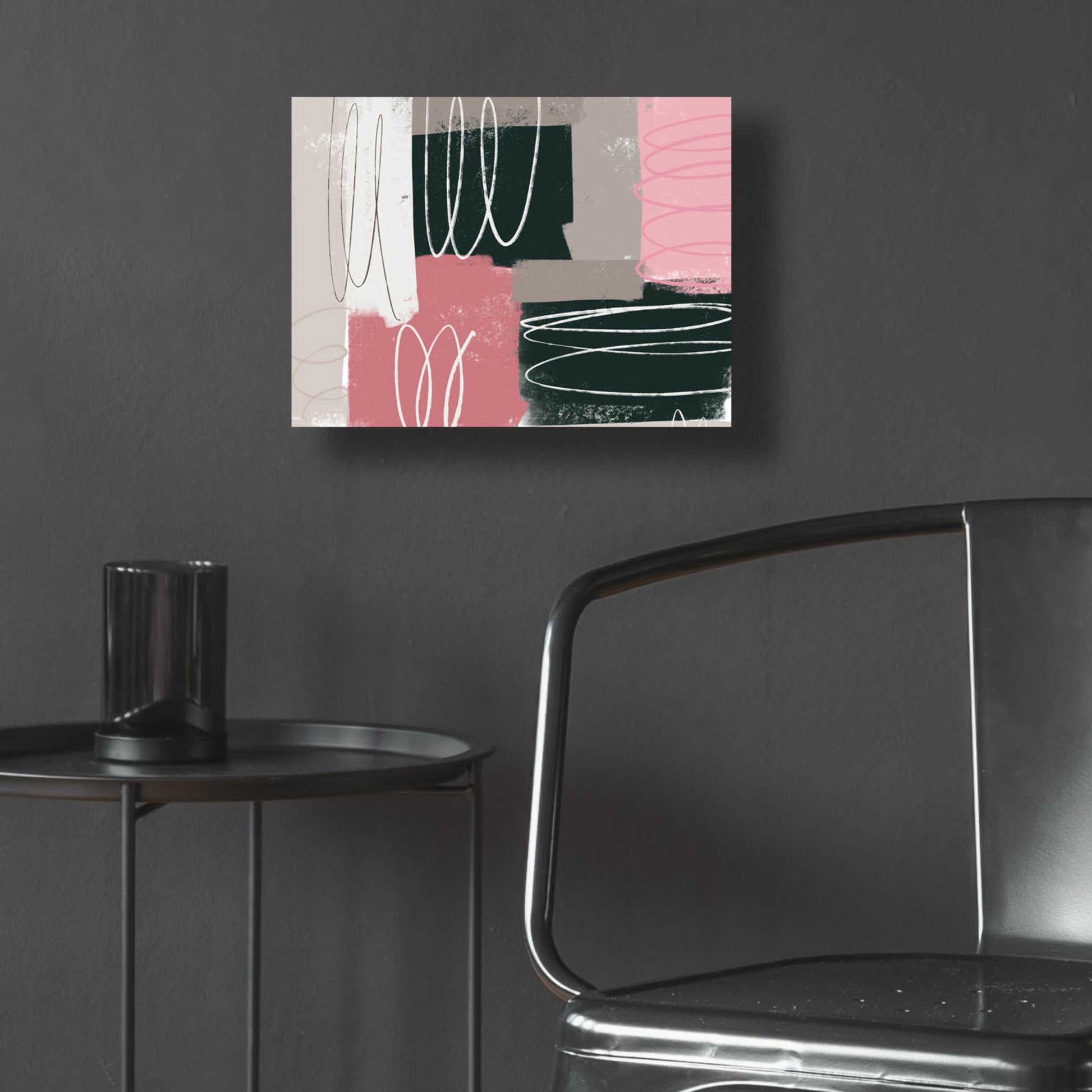 Epic Art 'Neopolitan' by Delores Naskrent Acrylic Glass Wall Art,16x12