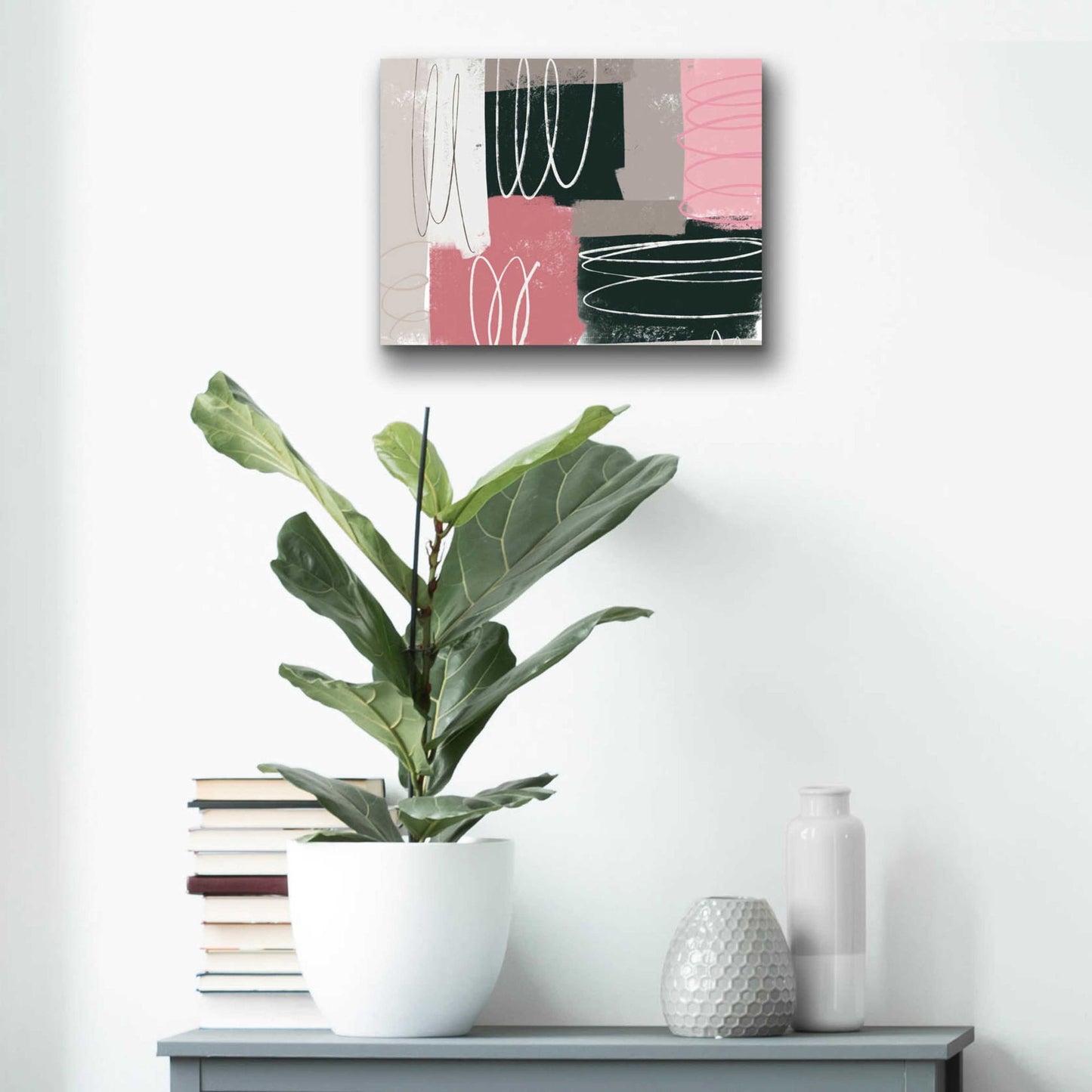 Epic Art 'Neopolitan' by Delores Naskrent Acrylic Glass Wall Art,16x12